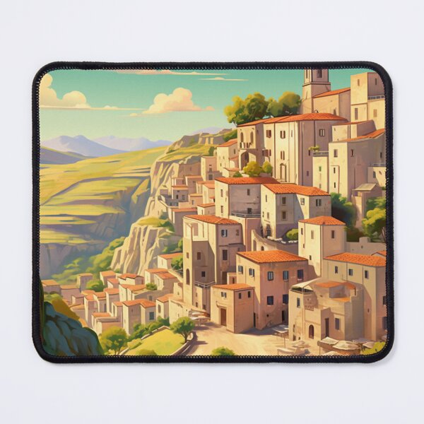 Item preview, A Vintage Travel Illustration of Matera - Italy designed and sold by GoodOldVintage.