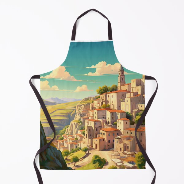 Item preview, A Vintage Travel Illustration of Matera - Italy designed and sold by GoodOldVintage.