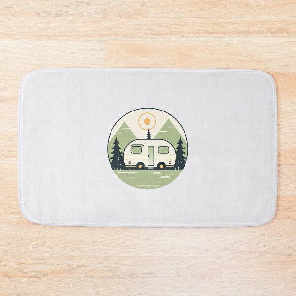 Item preview, Minimalist Green Airstream Adventurer designed and sold by sμ (smew).