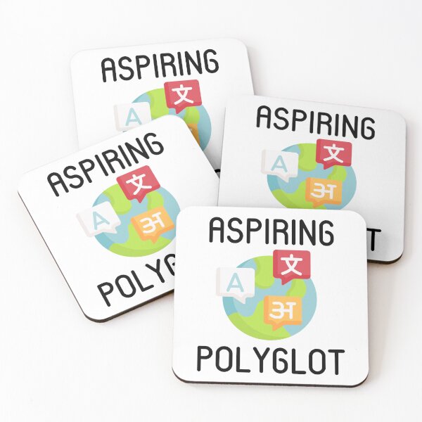 Item preview, Aspiring Polyglot designed and sold by GoofyLab.
