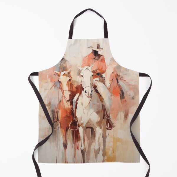 Item preview, Abstract Cowboys Riding Horses: Artistic Western Design designed and sold by pokedez.