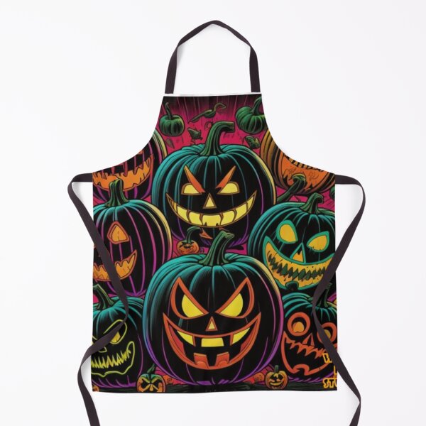 Item preview, TrickorTreat 2023 Series: Neon Jackolanterns designed and sold by WitchsHatStudio.