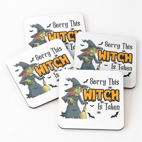 Item preview, Sorry This Witch Is Taken - Cool Gifts For Halloween by FanityPrints designed and sold by FanityPrints.