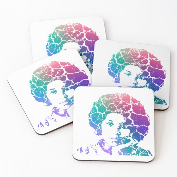 Item preview, Bell Hooks Image Portrait Cracked effect designed and sold by SchlossInspire.