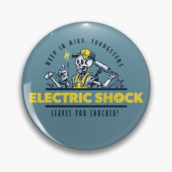 Item preview, Electricity Kills Vintage Warning designed and sold by PanKurist.