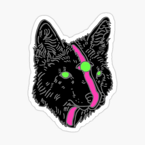 Cool Coyote with Sunglasses Sticker for Sale by blackunicorn