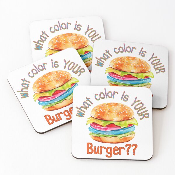 Aperçu de l'œuvre De quelle couleur est votre burger ? créée et vendue par LuxindaSwirl.