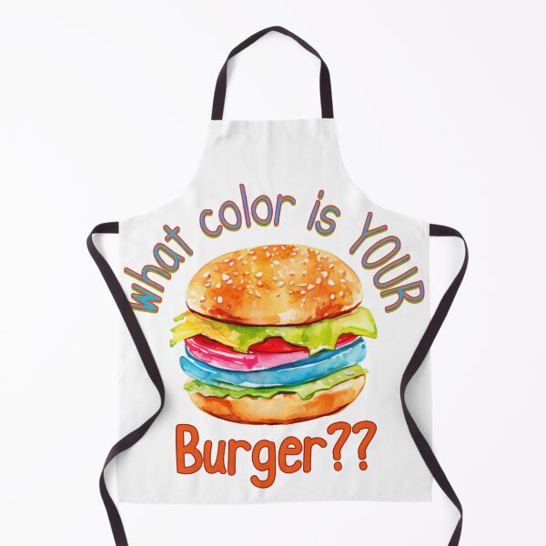 Item preview, What Color Is Your Burger? designed and sold by LuxindaSwirl.