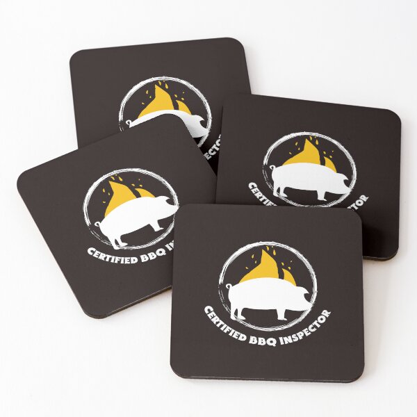 Item preview, BBQ Tshirt Certified BBQ Inspector - Fun BBQ Shirt for the BBQ Fan designed and sold by bbqbark.