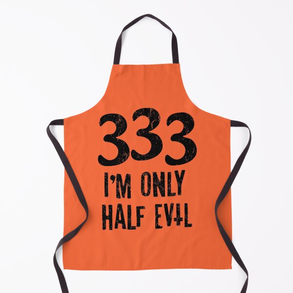 Item preview, 333 I'M ONLY HALF EVIL B designed and sold by JCBA.