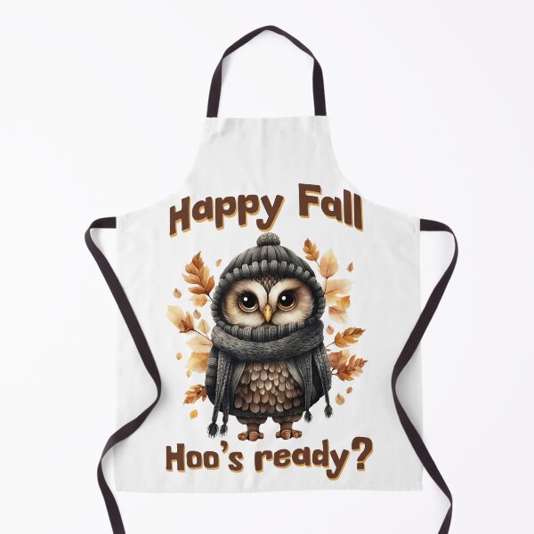 Item preview, Happy Fall, Hoo's Ready? Owl Design designed and sold by LuxindaSwirl.
