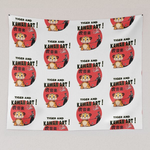 Item preview,  Kawaii Cute and Baby Japanses Tiger designed and sold by Suldaanstyle.