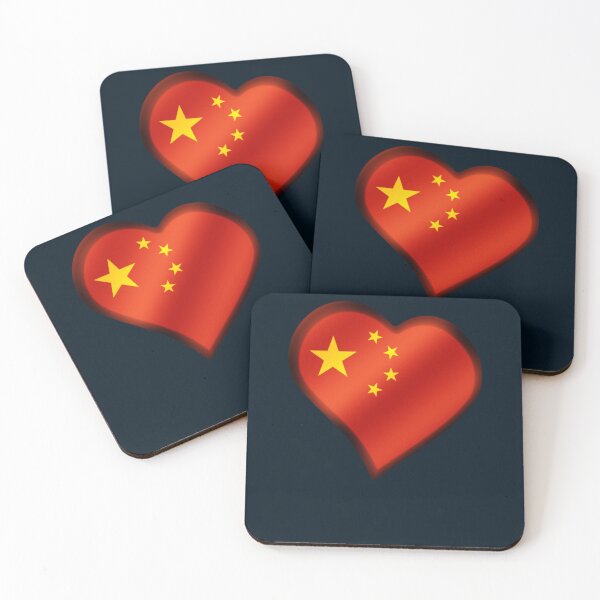 Item preview, Chinese Flag - China - Heart Fitted designed and sold by ow-enresham.