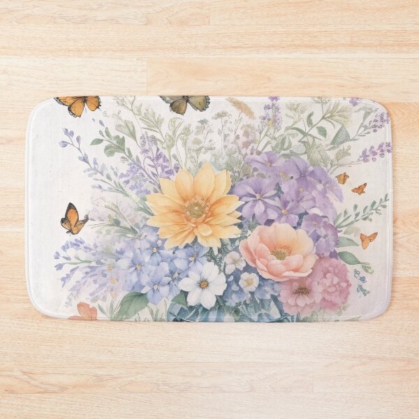 Item preview, Botanical Ecstasy: Flowers, Herbs and Butterflies designed and sold by RabbitPrints.