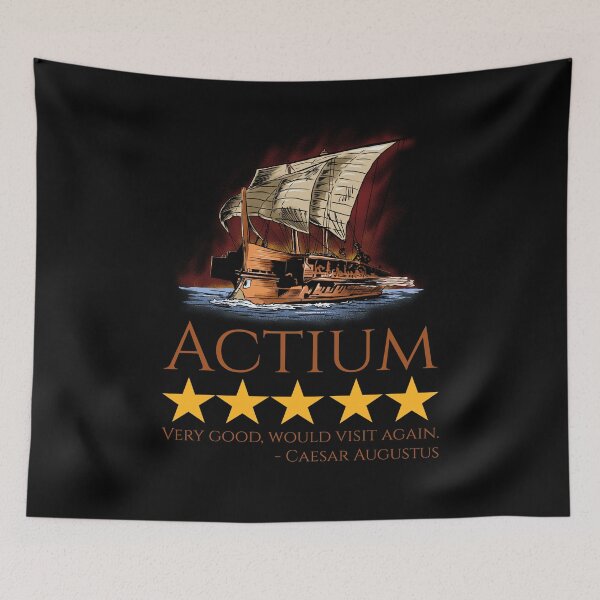 Item preview, Battle Of Actium - Roman Trireme - Ancient Rome history Meme SPQR designed and sold by Styrman.
