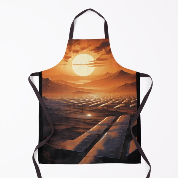 Item preview, Landscape of a Field of Solar Panels in a Desert Area Against the Backdrop of Sunset designed and sold by Je-we.