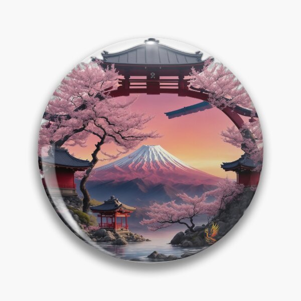 Item preview, Mt. Fuji Mountain Shrine (White) designed and sold by AmaziaCo.