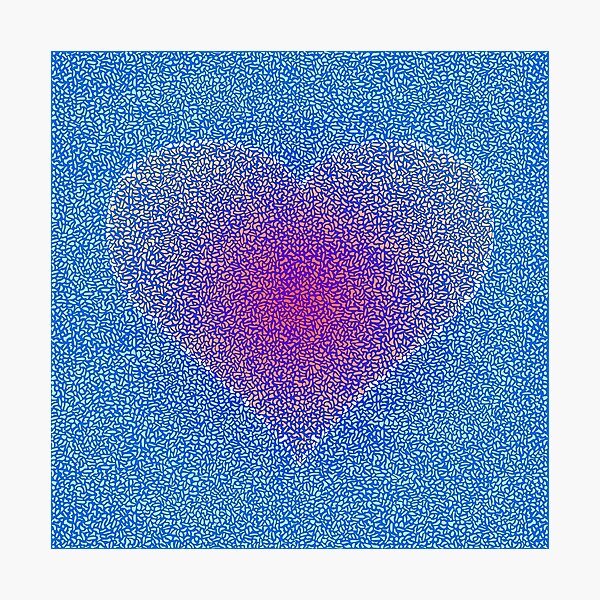 Item preview, Glowing Heart Mosaic designed and sold by kernowerno.