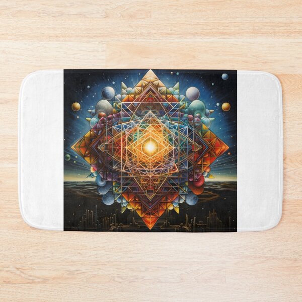Item preview, Hyperspace Psychedelic Mandala Sacred Geometry designed and sold by Beyond The Veil.