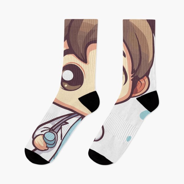 Item preview, Kawaii Doctor Cartoon with Stethoscope  designed and sold by janedewaard.