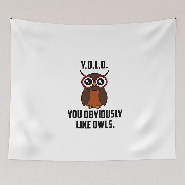 Item preview, Y.O.L.O. You obviously like owls designed and sold by KyttsyKrafts.