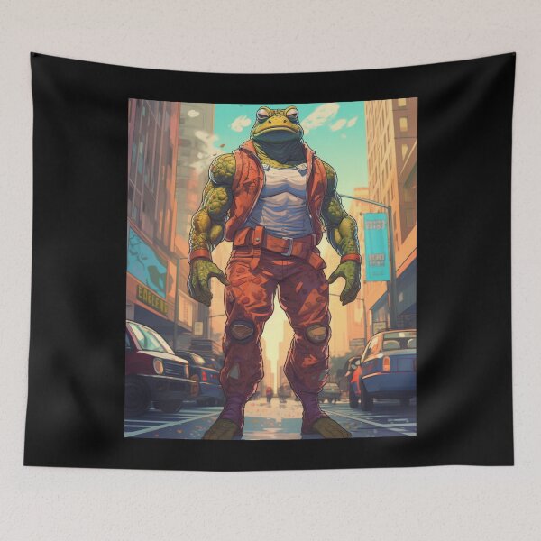 Item preview, Frog Flex: The Monster Bodybuilder of the Pond designed and sold by JLCableStudio.