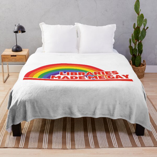 Item preview, Libraries Made Me Gay - Rainbow designed and sold by MyThirdFavorite.
