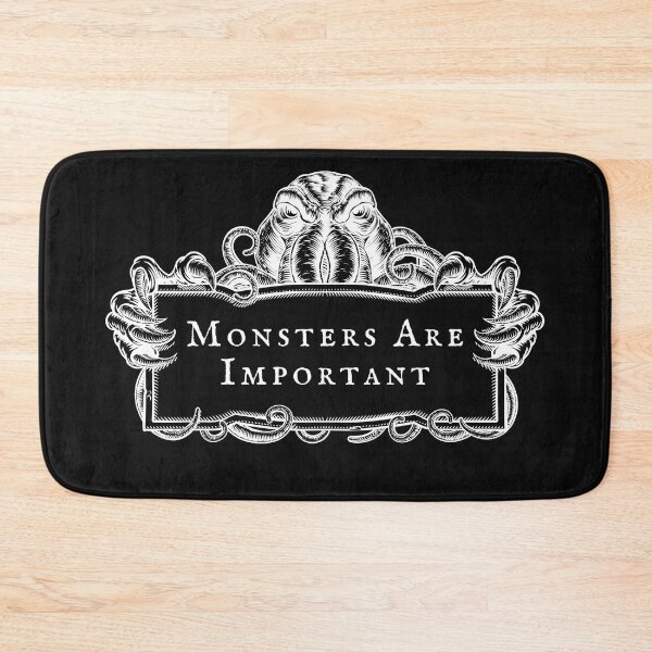 Item preview, Monsters Are Important (white design) designed and sold by Amy Markham.