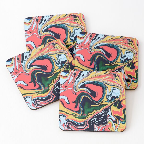 Item preview, spooky halloween abstract print designed and sold by BIG NERD.