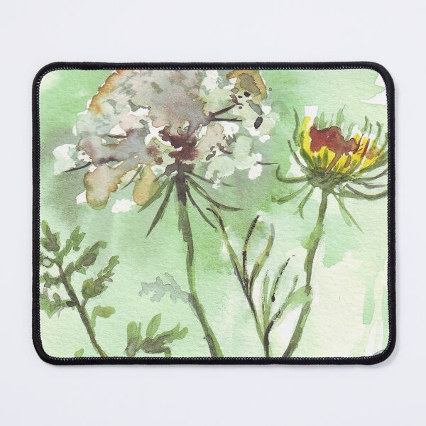 Item preview, Carrots gone to seed - Botanical illustration designed and sold by Maree Clarkson .