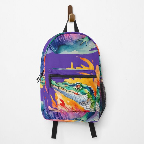 Item preview, Cool Water Color Style Alligator in Swamp designed and sold by Nature's Fancy.