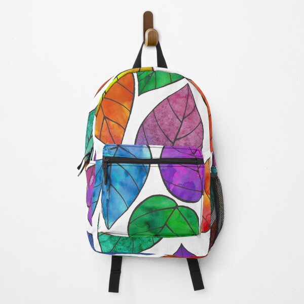 Item preview, Vibrant summer leaves watercolor print designed and sold by likapix.