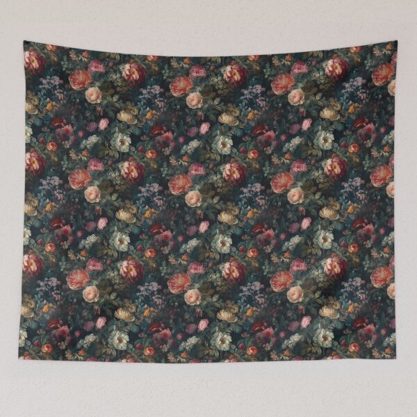 Item preview, Beautiful elegant flower seamless pattern designed and sold by MiraCleAI.