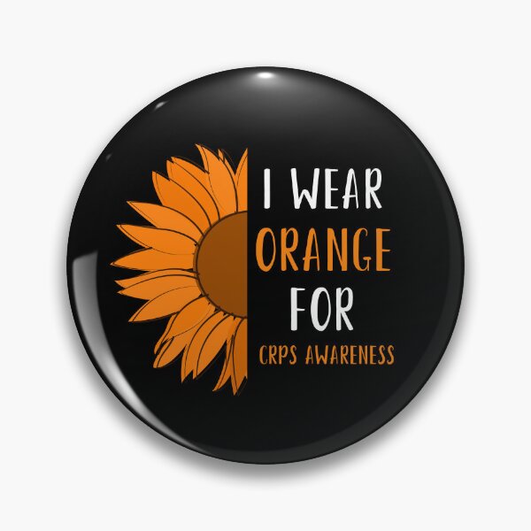 Item preview, In This Family Nobody Fights Alone CRPS Orange Ribbon Awareness designed and sold by Color-Sparkle.