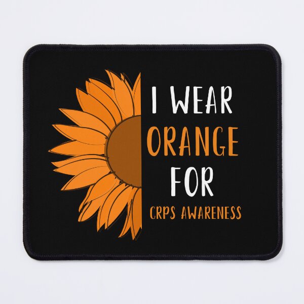 Item preview, In This Family Nobody Fights Alone CRPS Orange Ribbon Awareness designed and sold by Color-Sparkle.