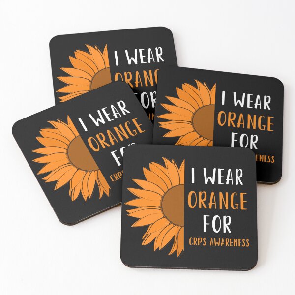 Item preview, In This Family Nobody Fights Alone CRPS Orange Ribbon Awareness designed and sold by Color-Sparkle.
