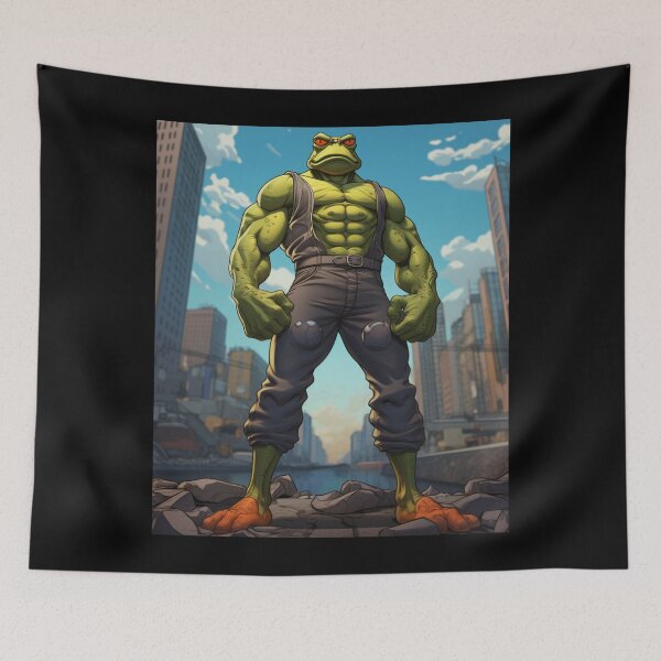 Item preview, Frog Flex: The Monster Bodybuilder of the Pond designed and sold by JLCableStudio.