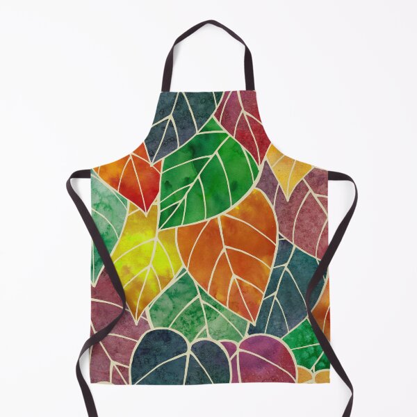 Item preview, Watercolor autumn leaves print designed and sold by likapix.