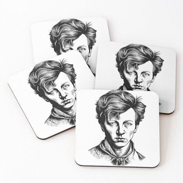 Item preview, Portrait of Jean Nicolas Arthur Rimbaud designed and sold by NTGUILTY.