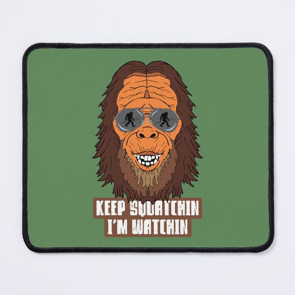 Item preview, Keep Squatching Funny Sasquatch Quote designed and sold by HotHibiscus.