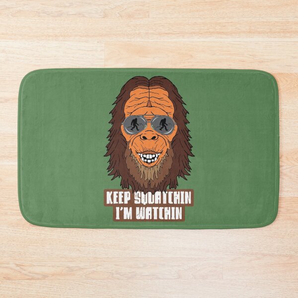 Item preview, Keep Squatching Funny Sasquatch Quote designed and sold by HotHibiscus.