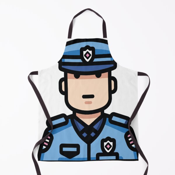 Item preview, Cartoon Police Officer designed and sold by janedewaard.