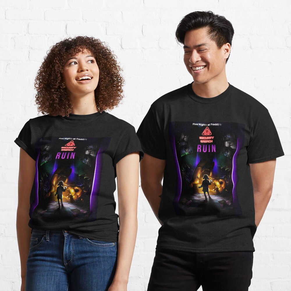 Five Nights at Freddy's: Security Breach Ruin DLC Tee T-Shirt FNAF Movie