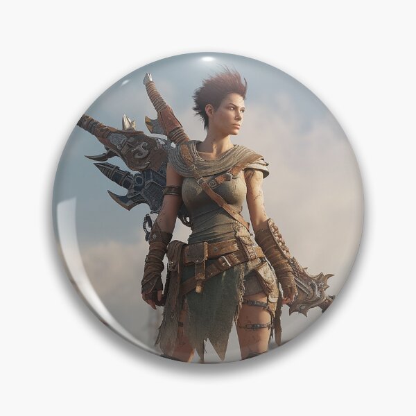 Item preview, 3D Character Game Battle warrior woman  designed and sold by PCGDrawing.