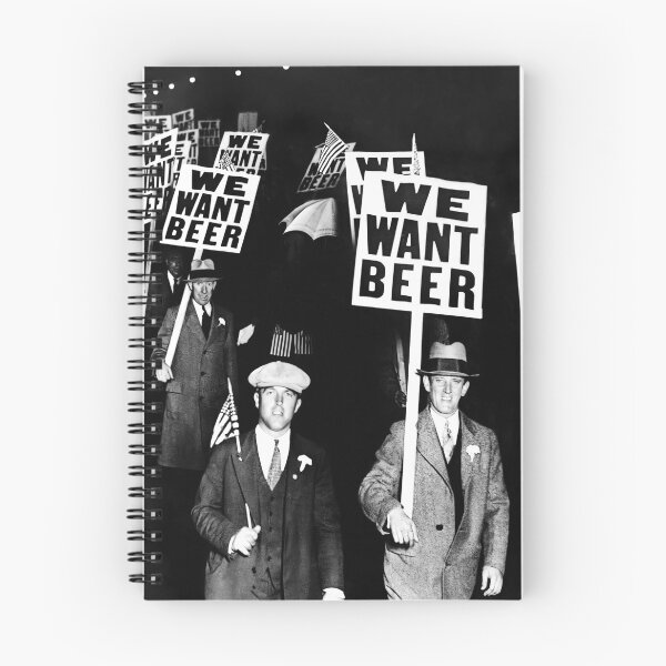 Item preview, We Want Beer, Prohibition, Black and White, Old Photo, Beer Protest, Funny, Vintage Beer Art designed and sold by vintagevivian.