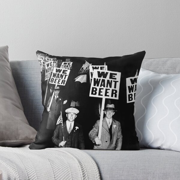 Item preview, We Want Beer, Prohibition, Black and White, Old Photo, Beer Protest, Funny, Vintage Beer Art designed and sold by vintagevivian.