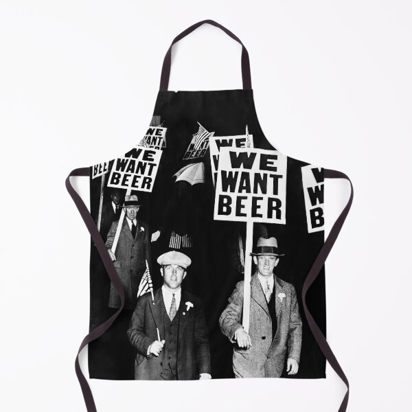 Item preview, We Want Beer, Prohibition, Black and White, Old Photo, Beer Protest, Funny, Vintage Beer Art designed and sold by vintagevivian.