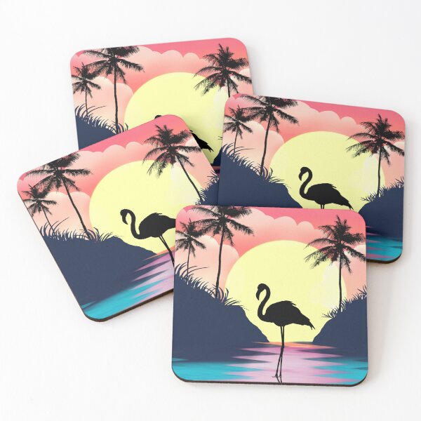 Item preview, Flamingos in the sunset designed and sold by Zeewind.