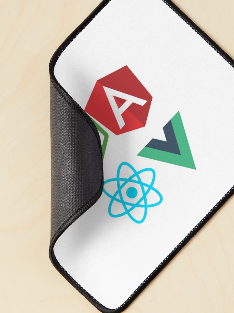 Thumbnail 2 of 5, Mouse Pad, Angular Vue.js React.js JavaScript designed and sold by CodeCrush.
