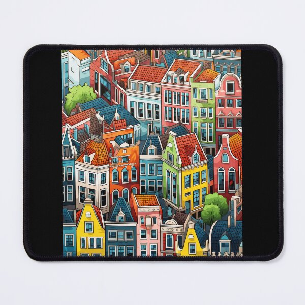 Item preview, Houses Painted in Colorful Joy designed and sold by Christfield.